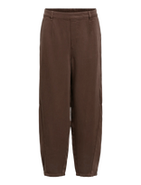 Object - Objframe Hw Ankel Barrel Pant E Div - Barrel kelnės - Ruda