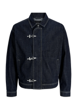 Jack & Jones - Jjifireman Clasp Jacket Akm 387 Ln St - Džinsinis švarkas be pamušalo - Tamsiai mėlyna