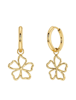 Edblad - Alba Hoops Gold - Auskarai - Aukso