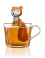 Winkee - Tefilter - Fox Tea Infuser - Arbatos filtras ir sietelis - Oranžinė