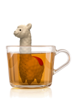 Winkee - Tefilter - Llama Tea Infuser - Arbatos filtras ir sietelis - Balta