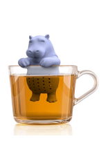 Winkee - Tefilter - Hippo Tea Infuser - Arbatos filtras ir sietelis - Pilka