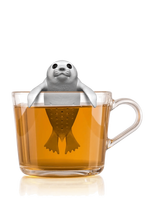 Winkee - Tefilter - Baby Seal Tea Infuser - Arbatos filtras ir sietelis - Balta