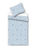 Fodbold - Bed Linen "By Mats" Football 100X140, 40X45 Cm - Patalynės komplektas - Mėlyna