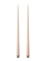 Ester & Erik - Led Taper Candle 40Cm 2-Pack - LED žvakė - Rožinė
