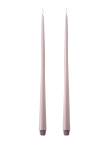 Ester & Erik - Led Taper Candle 40Cm 2-Pack - LED žvakė - Rožinė
