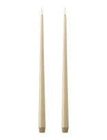 Ester & Erik - Led Taper Candle 40Cm 2-Pack - LED žvakė - Geltona