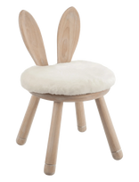 J-Line - Chair Ear Rabbit Wood Natural - Kėdės ir taburetės
