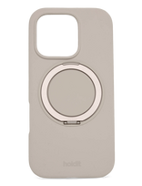 Holdit - Silicone Stand Case Iphone 16 Pro Mocha Brown - Telefono dėklas - Smėlio