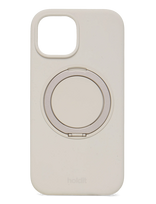 Holdit - Silicone Stand Case Iphone 16E/15 Mocha Brown - Telefono dėklas - Smėlio