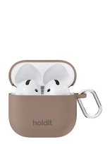 Holdit - Silicone Case Solid Airpods 4 - Ausinių dėklas - Ruda