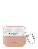 Holdit - Silicone Case Solid Airpods Pro 1&2 - Ausinių dėklas - Rožinė