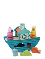 Vilac - Shape Sorter - Animal Ark - Žaislai motoriniams įgūdžiams - Mėlyna