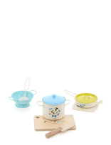 Vilac - My Little Nature Cook Set 11 Pcs - Žaislinės virtuvės aksesuarai - Kreminė spalva