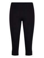 Weekday - Mid-Rise Capri Trousers - Kapri kelnės - Juoda