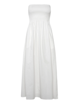 Faithfull The Brand - Jamie Midi Dress - Iki kelių ir midi suknelės - Balta
