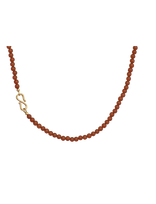Maanesten - Serafina Necklace - Perlų vėriniai - Burgundiška splava