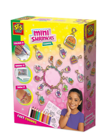 SES Creative - Shrink Film - Mini Shrinkies - Charms Fast Foodies - Papuošalai ir aksesuarai - Marga / raštuota