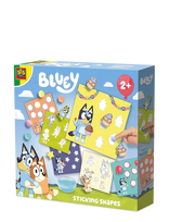 SES Creative - Bluey - Sticking Shapes - Rankdarbių rinkinys - Marga / raštuota