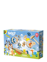 SES Creative - Bluey - Dough Mega Set 5 X 90G - Play Dough - Marga / raštuota