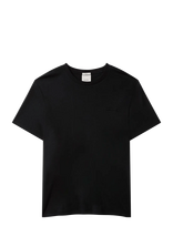Calvin Klein - Ss Slim Supima Logo Patch Tee - Marškinėliai trumpomis rankovėmis - Juoda