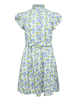 By Ti Mo - Linen Ruffle Dress - Trumpa suknelė - Balta