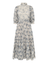 By Ti Mo - Cotten Slub Midi Dress - Iki kelių ir midi suknelės - Mėlyna