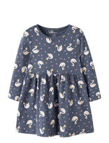 Name It - Nmfvilisa Ls Dress - Suknelė ilgomis rankovėmis - Tamsiai mėlyna