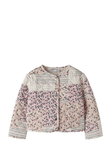 Name It - Nmflena Quilt Shacket - Dygsniuota striukė - Kreminė spalva