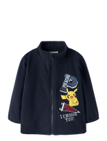 Name It - Nmmjoakim Pokemon Fleece W Zip Sky - Flisinė striukė - Tamsiai mėlyna