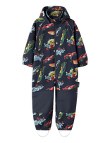 Name It - Nmmalfa08 Hotwheels Softeshell Suit Mat - Apsauginis kombinezonas nuo lietaus - Tamsiai mėlyna