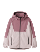 Name It - Nknalfa08 Softshell Jacket Block Fo1 - Vėjo striukė - Rožinė