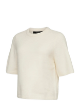 Vero Moda Maternity - Vmmboom 2/4 O-Nk Oversize Pullove - Megztinis - Kreminė spalva