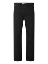 Selected - Slm196-Straight Miles Twill Pant Noos - Laisvalaiko marškiniai - Juoda