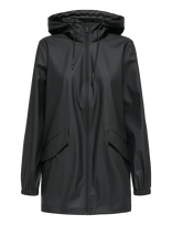 JDY - Jdymulan Raincoat Otw Sij Noos - Lietpaltis - Juoda