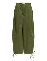 Object - Objnanda Mw Loose Pant 146 - Plačios kelnės - Chaki spalva