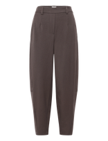 Object - Objlisa Hw Ankle Barrel Pant Noos - Barrel kelnės - Ruda