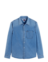 Tommy Jeans - Regular Shirt Ext Dj8030 - Džinsiniai marškiniai - Mėlyna