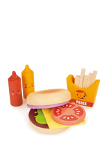 Mentari - Take-Out Burger Set - Žaislinis maistas - Smėlio