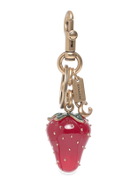 Coach - Coach Strawberry Resin Bag Charm - Raktų pakabukai ir rankinių pakabukai - Raudona