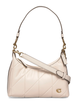 Coach - Soft Quilted Leather Juliet Shoulder Bag 25 - Rankinė - Kreminė spalva