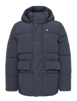 Lyle & Scott - Nylon Padded Coat - Striukė - Pilka