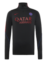 Nike - Paris Saint-Germain Strike Drill Top - Sportiniai marškinėliai ilgomis rankovėmis - Juoda