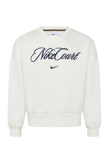 Nike - W Nkct Crt Cltn Flc Crew - Sportinis megztinis - Kreminė spalva