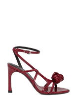 ROTATE - Sandal Patent Croc - Sandalai su kulniukais - Burgundiška splava