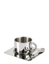Nichba Design - Steel Cup Trio - Kavos puodelis - Sidabro
