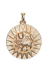 Kalevala - Amulet Pendant Sun Lion - Grandinėlė - Aukso