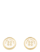 Marc Jacobs - The Button Stud Earrings - Auskarai - Aukso