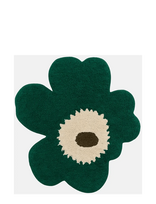 Marimekko Home - Unikko Bath Mat 73X74Cm - Vonios kilimėlis - Žalia
