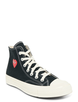 Comme Des Garçons - Play Converse High Top Sneakers - Aukštakulniai sportbačiai - Juoda